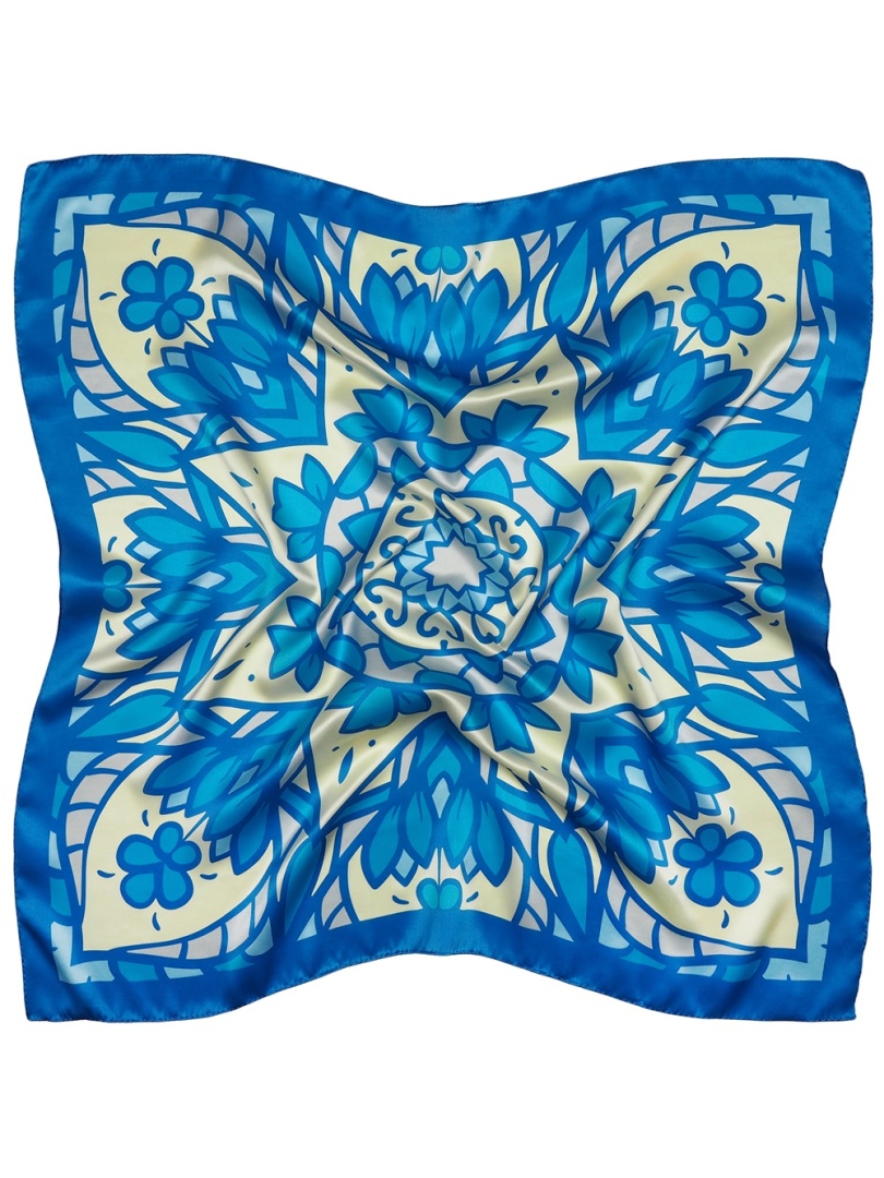 AD-028 Jedwabna apaszka z mandal� 88x88 cm